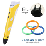 Myriwell 3D Printing Pens 1.75mm ABS Smart 3D Pen with Filament For Kids Child Education Tools Hobbies Toys