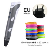 Myriwell 3D Printing Pens 1.75mm ABS Smart 3D Pen with Filament For Kids Child Education Tools Hobbies Toys