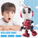 Smart Talking Robot Toy DIY Gesture Electronic Toy Head Touch-Sensitive LED Light Alloy Robot Toys For Kids Christmas Gift 2020