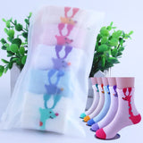 Children Socks Cartoon Socks For Kids 5pieces/lot Girls School Socks 1-9T Teenager Stuff Soft Boys Socks Toddler Knee Clothing