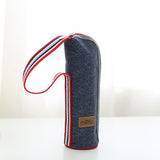 Denim Lunch Bag Kid Bento Box Insulated Pack Picnic Drink Food Thermal Ice Cooler Leisure Accessories Supplies Product Stuff