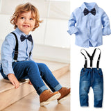 New Baby Boys Gentleman set Clothing Set,High quality Kids Suit jacket+T-Shirt+Pants 3Pcs Sport Clothes Suit,Boys Spring Clothes