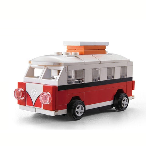 Decool Technic City Creator Mini Smart Beetle T1 Camper Van Figure Blocks Construction Bricks Toys For Children Compatible lepin