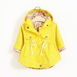 2020 Spring Autumn Girls Windbreaker Coat Jackets Baby Kids Flower Embroidery Hooded Outwear For Baby Kids Coats Jacket Clothing