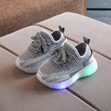 2020 New Baby Flashing Lights Sneakers Toddler Little Kid LED Sneakers Children Luminous Shoes Boys Girls Sport Running Shoes