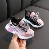 Size 21-30 Kids Shoes Children Sneakers for Girls Children's Casual Sneakers Breathable Running Sports Shoes Basket Fille