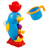 Kids Shower Bath Toys Cute Yellow Duck Waterwheel Elephant Toys Baby Faucet Bathing Water Spray Tool Dabbling Toy Dropshipping