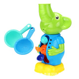 Kids Shower Bath Toys Cute Yellow Duck Waterwheel Elephant Toys Baby Faucet Bathing Water Spray Tool Dabbling Toy Dropshipping