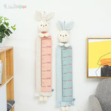 Plush Rabbit Growth Chart High Quality Kids Height Chart Cute Stuffed Bunny Toy Home Wall Stuff Decor Utility Gift for Children