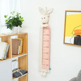 Plush Rabbit Growth Chart High Quality Kids Height Chart Cute Stuffed Bunny Toy Home Wall Stuff Decor Utility Gift for Children