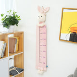 Plush Rabbit Growth Chart High Quality Kids Height Chart Cute Stuffed Bunny Toy Home Wall Stuff Decor Utility Gift for Children