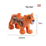 Toys Duploed Animals Farm Series Big Building Blocks Compatibel With Duploe series toys for childrens kids party gift