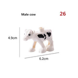 Toys Duploed Animals Farm Series Big Building Blocks Compatibel With Duploe series toys for childrens kids party gift