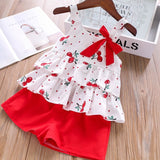 Clothing Sets Summer Toddler Girls Clothes 2pcs Outfits Kids Clothes For Girls Tracksuit Suit For Girls Children Clothing