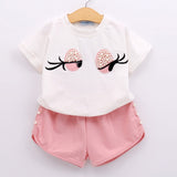 Clothing Sets Summer Toddler Girls Clothes 2pcs Outfits Kids Clothes For Girls Tracksuit Suit For Girls Children Clothing