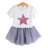 Clothing Sets Summer Toddler Girls Clothes 2pcs Outfits Kids Clothes For Girls Tracksuit Suit For Girls Children Clothing