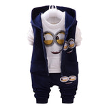 Hot style 2020 spring baby girls boys suits mignon / newborn clothing set kids vest + shirt + pants 3 pcs. sets children suits