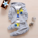 Hot style 2020 spring baby girls boys suits mignon / newborn clothing set kids vest + shirt + pants 3 pcs. sets children suits