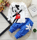 2017 Boys Clothes Suits Cartoon Donald Duck Baby Kids Boys Outerwear Hoodie Jacket Baby Sport Boys Clothing Sets Suits