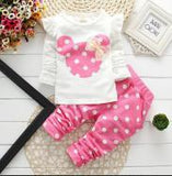 Girls Clothing Sets 2020 Winter Girls Clothes Set T-shirt+pants 2 pcs Kids Clothes Girl Sport Suit Children Clothes 6M-24M