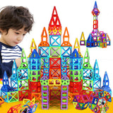 184pcs-110pcs Mini Magnetic Designer Construction Set Model & Building Toy Plastic Magnetic Blocks Educational Toys For Kids Gif