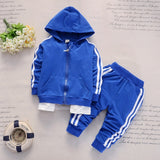 2020 Spring Baby Casual Tracksuit Children Boy Girl Cotton Zipper Jacket Pants 2Pcs/Sets Kids Leisure Sport Suit Infant Clothing