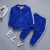 2020 Spring Baby Casual Tracksuit Children Boy Girl Cotton Zipper Jacket Pants 2Pcs/Sets Kids Leisure Sport Suit Infant Clothing