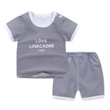 2020 Kids Clothes Toddler Boys Cartoon Outfits Baby Girls Summer Tees Suits 1 2 3 4 Years Children Clothing T-shirt + Shorts