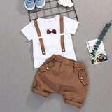 HE Hello Enjoy Kids Clothes Toddler Boys Clothing Set Children Summer Cartoon Kids Applique Star Tops Shorts Infantil Baby Suit