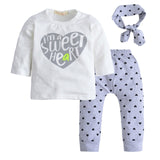 Baby Boy Clothes 2020 Autumn Baby Girl Clothing Sets Newborn Cotton Printed Long Sleeved T-shirt+pants+cap Kids 3pcs Suit