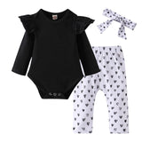 Baby Boy Clothes 2020 Autumn Baby Girl Clothing Sets Newborn Cotton Printed Long Sleeved T-shirt+pants+cap Kids 3pcs Suit