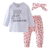 Baby Boy Clothes 2020 Autumn Baby Girl Clothing Sets Newborn Cotton Printed Long Sleeved T-shirt+pants+cap Kids 3pcs Suit