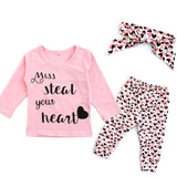 Baby Boy Clothes 2020 Autumn Baby Girl Clothing Sets Newborn Cotton Printed Long Sleeved T-shirt+pants+cap Kids 3pcs Suit