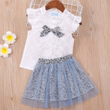 Humor Bear Girls clothes Girls Sets Summer Set 2020 Kids Clothes Girls Clothing Sets Two-Piece Kids Suit children clothing