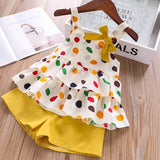 Humor Bear Girls clothes Girls Sets Summer Set 2020 Kids Clothes Girls Clothing Sets Two-Piece Kids Suit children clothing