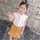 Humor Bear Girls clothes Girls Sets Summer Set 2020 Kids Clothes Girls Clothing Sets Two-Piece Kids Suit children clothing