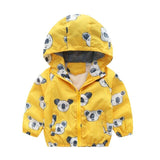 80-120cm Cute Dinosaur Spring Children Coat Autumn Kids Jacket Boys Outerwear Coats Active Boy Windbreaker Baby Clothes Clothing