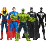 12''/30cm Marvel Avengers Venom Batman Flash Superman Spiderman Thanos Hulk Iron Man Thor Wolverine Action Figure Toys Kid Gifts