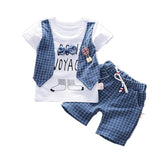 New Summer Children Boys Girl Cotton Clothes Kids Bowknot T-Shirt Shorts 2pcs/Sets Toddler Fashion Clothing Sets Baby Tracksuits