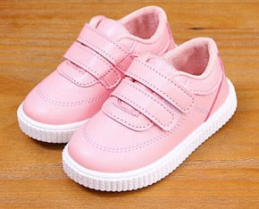 kids sneakers boys shoes girls trainers Children leather shoes white black school shoes pink casual shoe flexible sole fashion