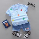 2020 fashion infant Suits Baby Clothing Set for Boys Girls Cute Summer Casual Clothes Set Giraffe Top+Shorts Kids Clothes