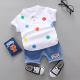 2020 fashion infant Suits Baby Clothing Set for Boys Girls Cute Summer Casual Clothes Set Giraffe Top+Shorts Kids Clothes