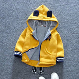 Benemaker Winter Fleece Jackets For Boy Trench Children's Clothing 2-10Y Hooded Warm Outerwear Windbreaker Baby Kids Coats JH019