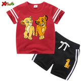 toddler boys clothing set kids Summer Baby Clothes Set  girl casual sport outfit children Clothes anime t shirtSuit Cartoon 2020