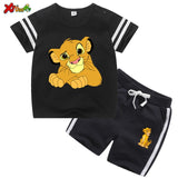 toddler boys clothing set kids Summer Baby Clothes Set  girl casual sport outfit children Clothes anime t shirtSuit Cartoon 2020