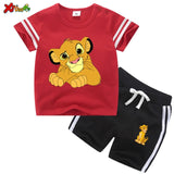 toddler boys clothing set kids Summer Baby Clothes Set  girl casual sport outfit children Clothes anime t shirtSuit Cartoon 2020