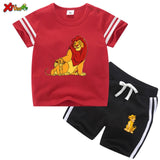 toddler boys clothing set kids Summer Baby Clothes Set  girl casual sport outfit children Clothes anime t shirtSuit Cartoon 2020