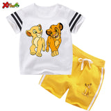 toddler boys clothing set kids Summer Baby Clothes Set  girl casual sport outfit children Clothes anime t shirtSuit Cartoon 2020