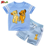 toddler boys clothing set kids Summer Baby Clothes Set  girl casual sport outfit children Clothes anime t shirtSuit Cartoon 2020