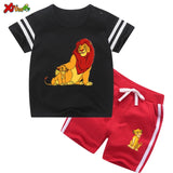 toddler boys clothing set kids Summer Baby Clothes Set  girl casual sport outfit children Clothes anime t shirtSuit Cartoon 2020